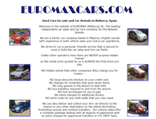 Tablet Screenshot of euromaxcars.com